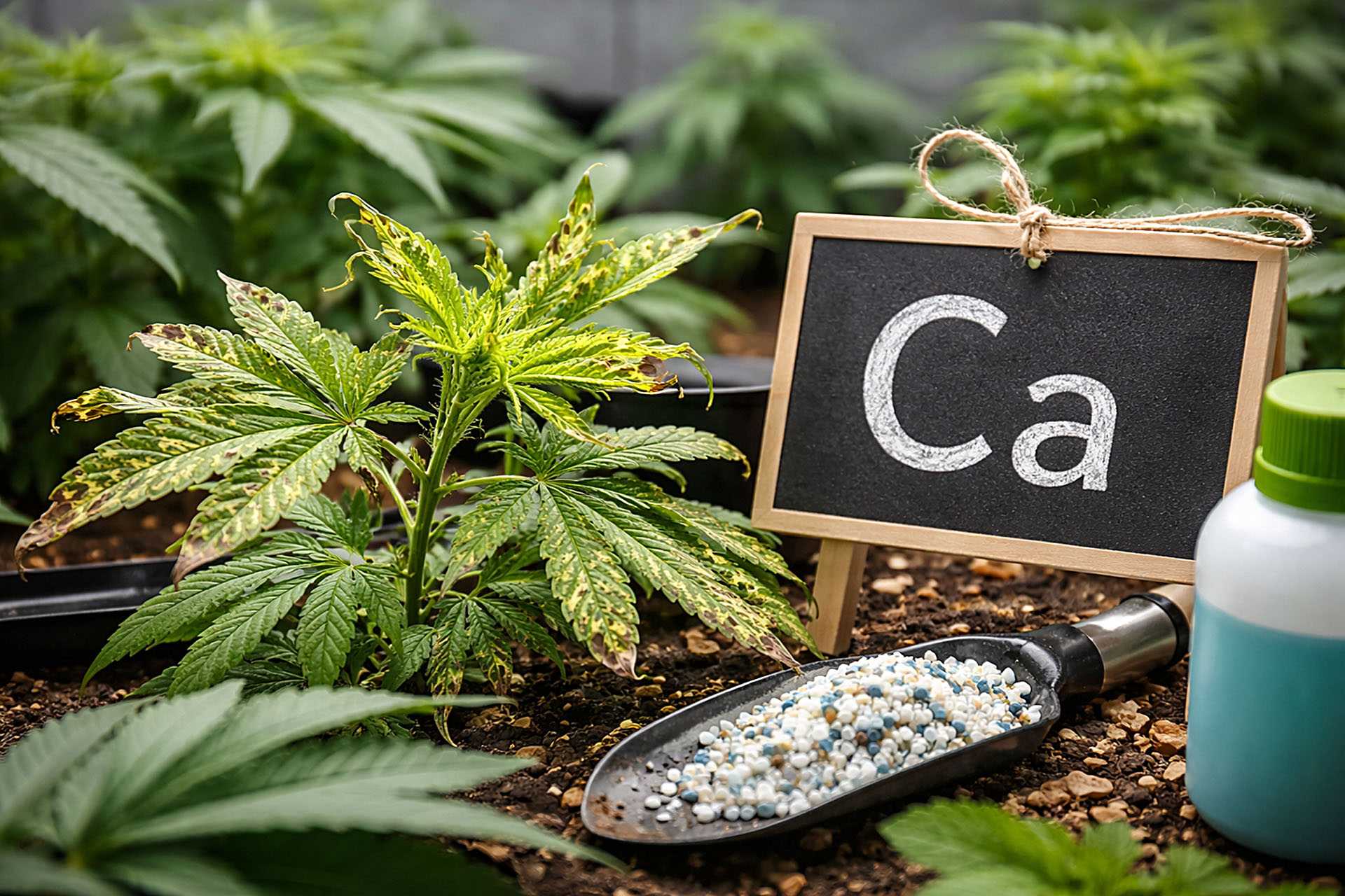 Niedobor wapnia w konopiach objawy przyczyny znaczenie dla fizjologii